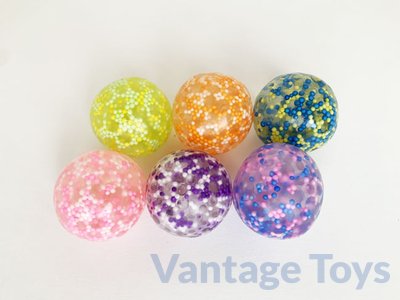 Mini Squish Sticky Balls- Beaded