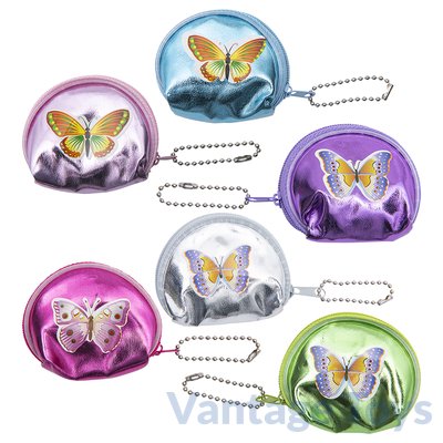 Butterfly Coin Purse Keychain
