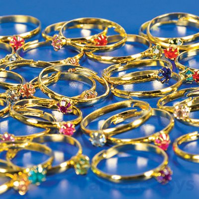 Birthstone Rings-Single Band