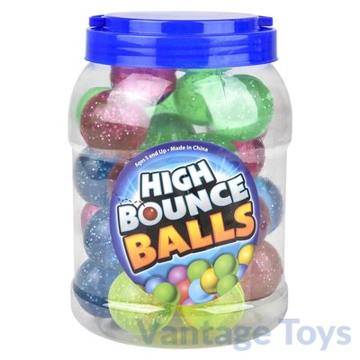 45mm Glitter Bounce Balls