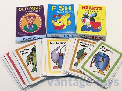 Card Games (Hearts, Old Maid, Fish)
