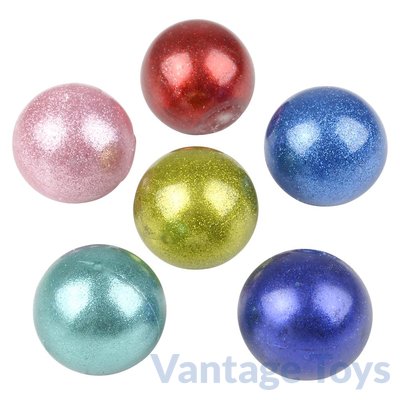 Mini Squish Sticky Balls - Metallic