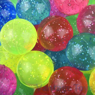 45mm Glitter Bounce Balls