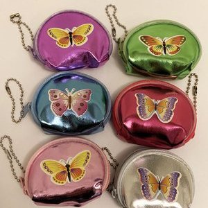 Butterfly Coin Purse Keychain