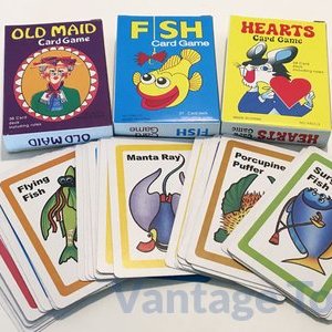 Card Games (Hearts, Old Maid, Fish)